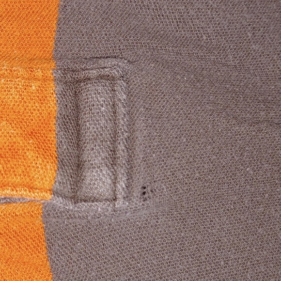 Old navy orange and brown polo XL - Picture 5 of 5